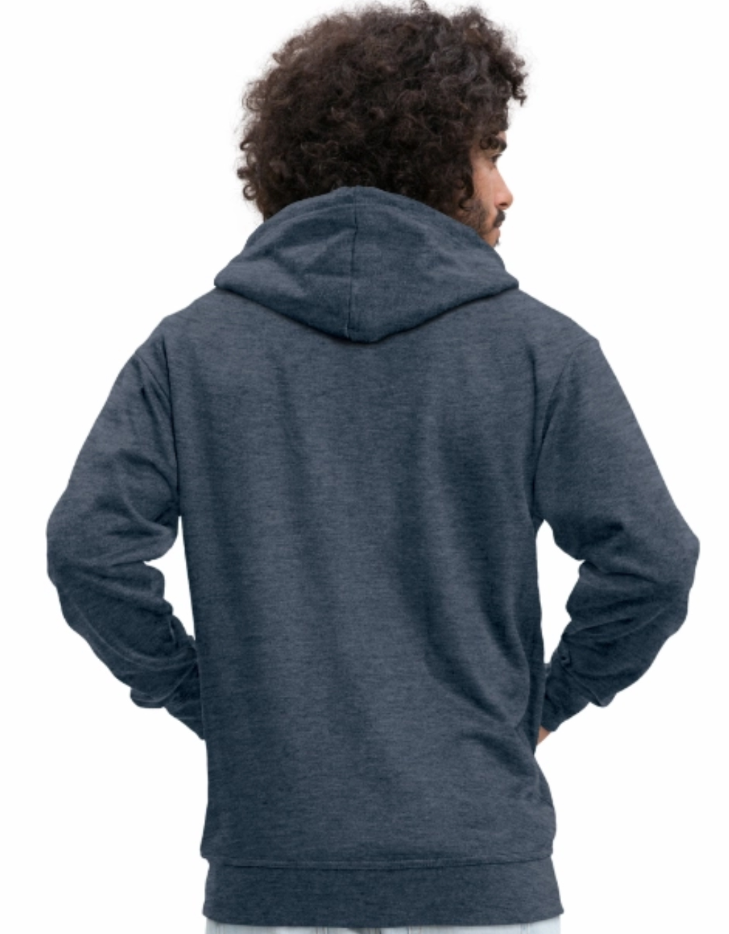 sweat veste à capuche aligot university blue jeans