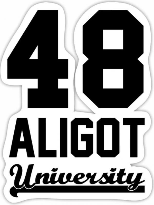 Sticker 48 Aligot University 10 x 10 cm