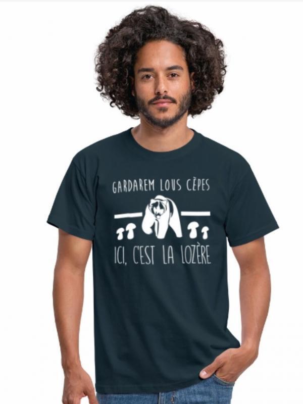 T-shirt homme Gardarem Lous Cèpes