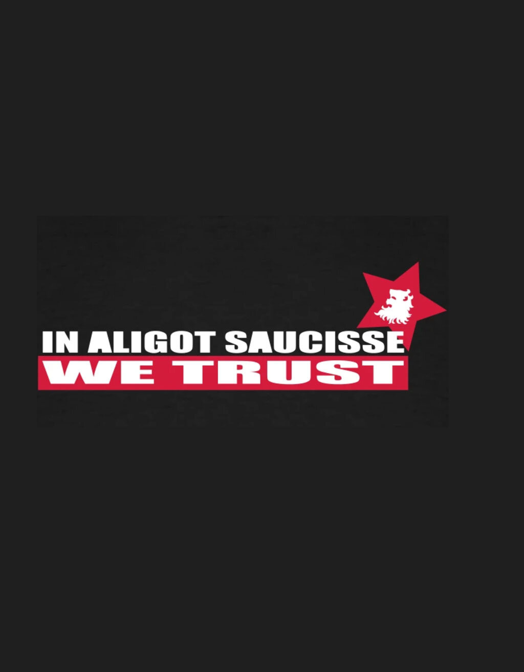 Tee shirt Homme In Aligot Saucisse We Trust – Image 2