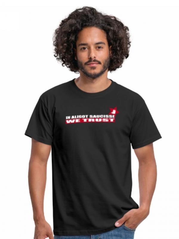 Tee shirt Homme In Aligot Saucisse We Trust