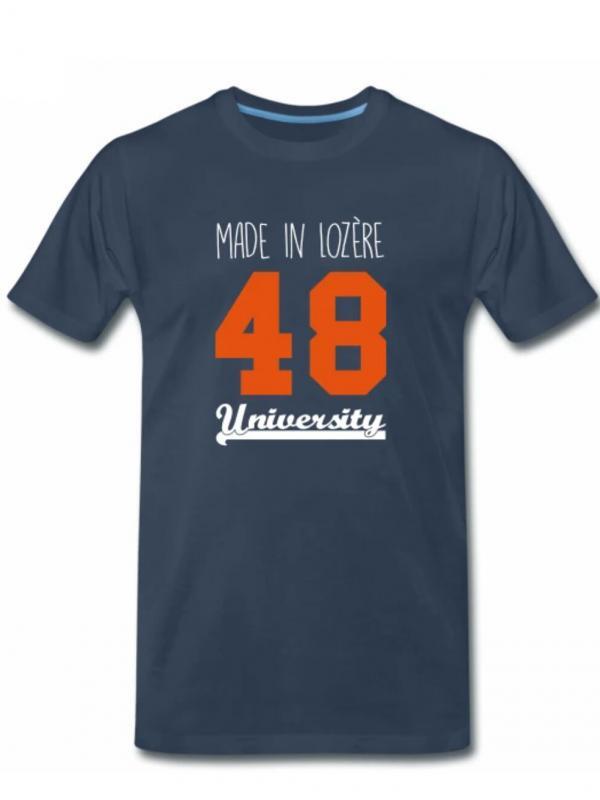 Tee shirt homme made in Lozère University